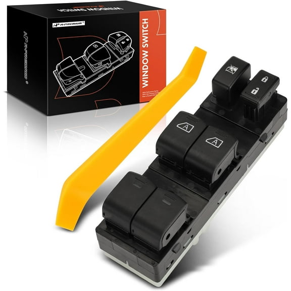 A-Premium Master Power Window Switch Compatible with Nissan Maxima 2009-2014, Front Left Driver Side, Replace# 254019N00E, 254019N00C