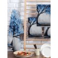 thumbnail image 2 of Blue Tree Kitchen Dish Towels for Drying Dishes Set of 3, Modern Oil Painting Botanical Art Waffle Weave Microfiber Hand Tea Bathroom Towels Quick Dry & Absorbent Towel 15.7x23.6, 2 of 3