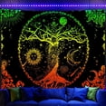 thumbnail image 2 of Tapestry Tree Of Life para pared, 150 x 150 cm, microtela de fibra, 2 of 2