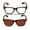 Brown, variant on 1 Pair of Photochromic Reading Glasses - Reader That Darkens When Exposed to Outdoor Sunlight - UV Protection Readers +3.00