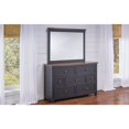 thumbnail image 6 of A-America Stone Creek 7 Drawer Transitional Solid Wood Dresser in Black, 6 of 8