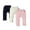 a-Pink2222, variant on FINALGANG Baby 3 Pack Ribbed Harem Pants Girls Boys Solid Color Elastic Waist Soft Stretchy Trousers With Pockets For Toddler Daily Wear Play Classic Bottoms
