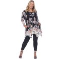 thumbnail image 2 of Plus Size Paisley Scoop Neck Tunic Top with Pockets, 2 of 6