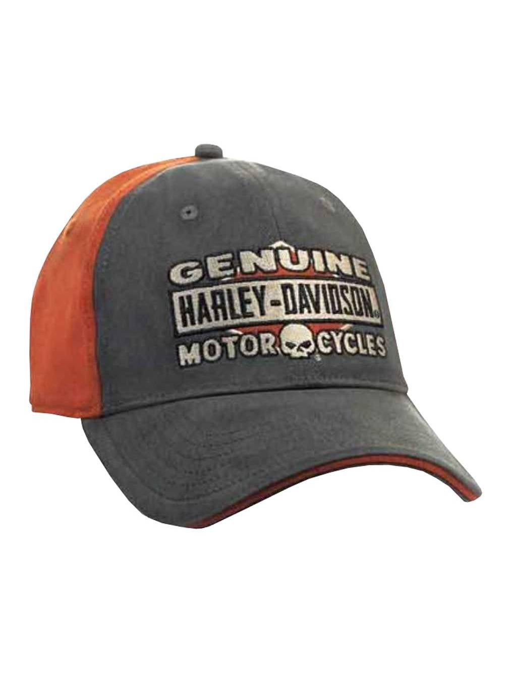 harley davidson skull baseball cap