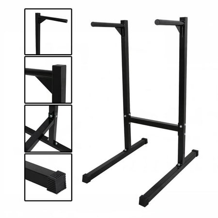 ZENY Dipping station Dip Stand Pull Push Up Bar Fitness Exercise Workout Gym