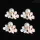 thumbnail image 3 of 3x10 Piezas De Botones De Adorno De Parte Posterior Plana De Esmalte Accesorios De Bricolaje De Flor De Pera 3 piezas Sunnimix Espalda plana, 3 of 8
