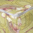 thumbnail image 4 of Tropical Rectangle Pouf, Continuous Plumeria Watercolor Look Juicy Spring Blossoms Print, Under Desk Foot Stool for Living Room Office Ottoman with Cover, 25", Multicolor, by Ambesonne, 4 of 4