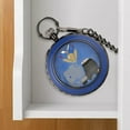 thumbnail image 4 of Reloj de bolsillo musical Hugo Coleccionables clásico con cadena Retro azul para Navidad, 4 of 8