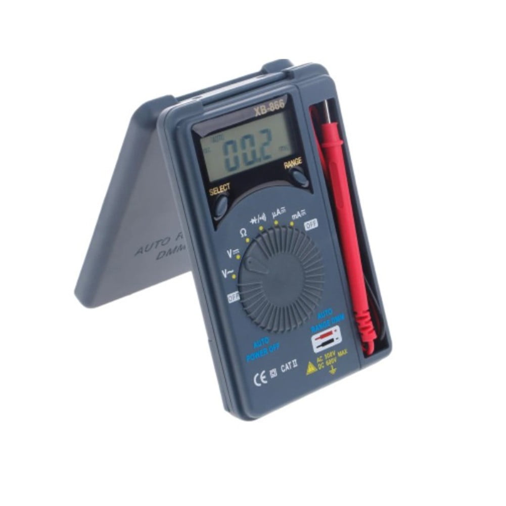 Xb866 Auto Range Lcd Voltmeter Tester Tool Ac/Dc Pocket Digital Multimeter