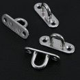 thumbnail image 4 of Ganchos de pared atornillables de acero inoxidable en forma de U de 4 piezas, 4 of 5