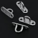 thumbnail image 4 of Ganchos de pared atornillables de acero inoxidable en forma de U de 4 piezas, 4 of 5