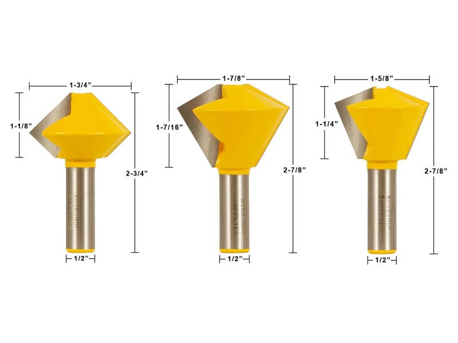 Multi Sided Glue Joint Router Bit Set - 15330