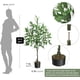 thumbnail image 3 of |19016|bring nature indoors con our 4ft artificial eucalyptus tree - realistic silk leaves, ideal para para home, oficina, sala de estar, dormitorio & porch decor|, 3 of 7