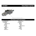 thumbnail image 3 of Centric Parts Brake Master Cylinder 130.99001, 3 of 4