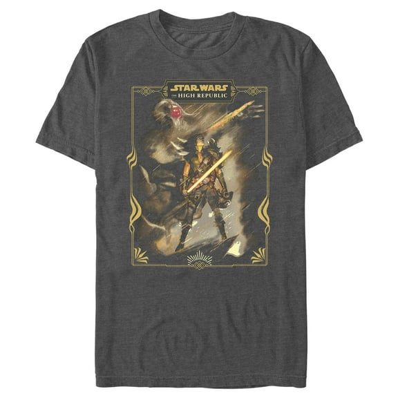 Men's Star Wars The High Republic Marchion Ro  Graphic Tee Charcoal Heather 2X Large