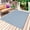 Blue, variant on Vintage Sky Blue Outdoor Rug 3x5 Ft - Reversible Patio Rug Outdoor Camping Rugs, Farmhouse Retro Solid Color Linen Texture Indoor Outdoor Area Rugs, Non-Slip Outdoor Carpet Runner for Deck/Porch