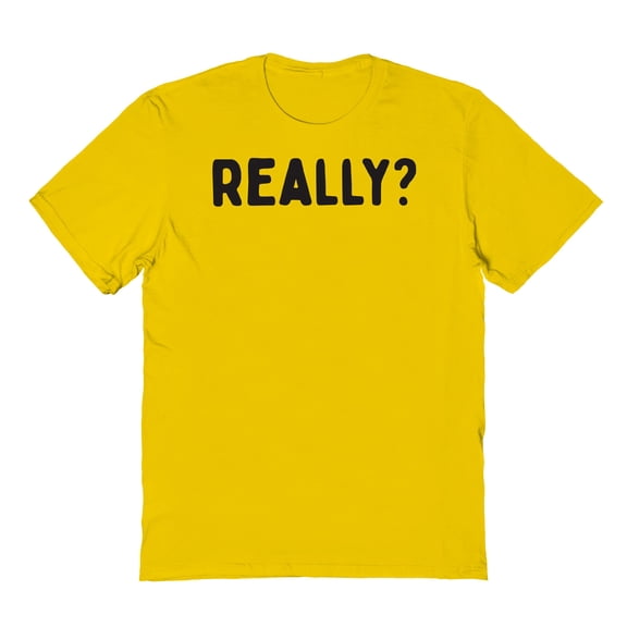 Really Humor Graphic Gold Men's Cotton T-Shirt
