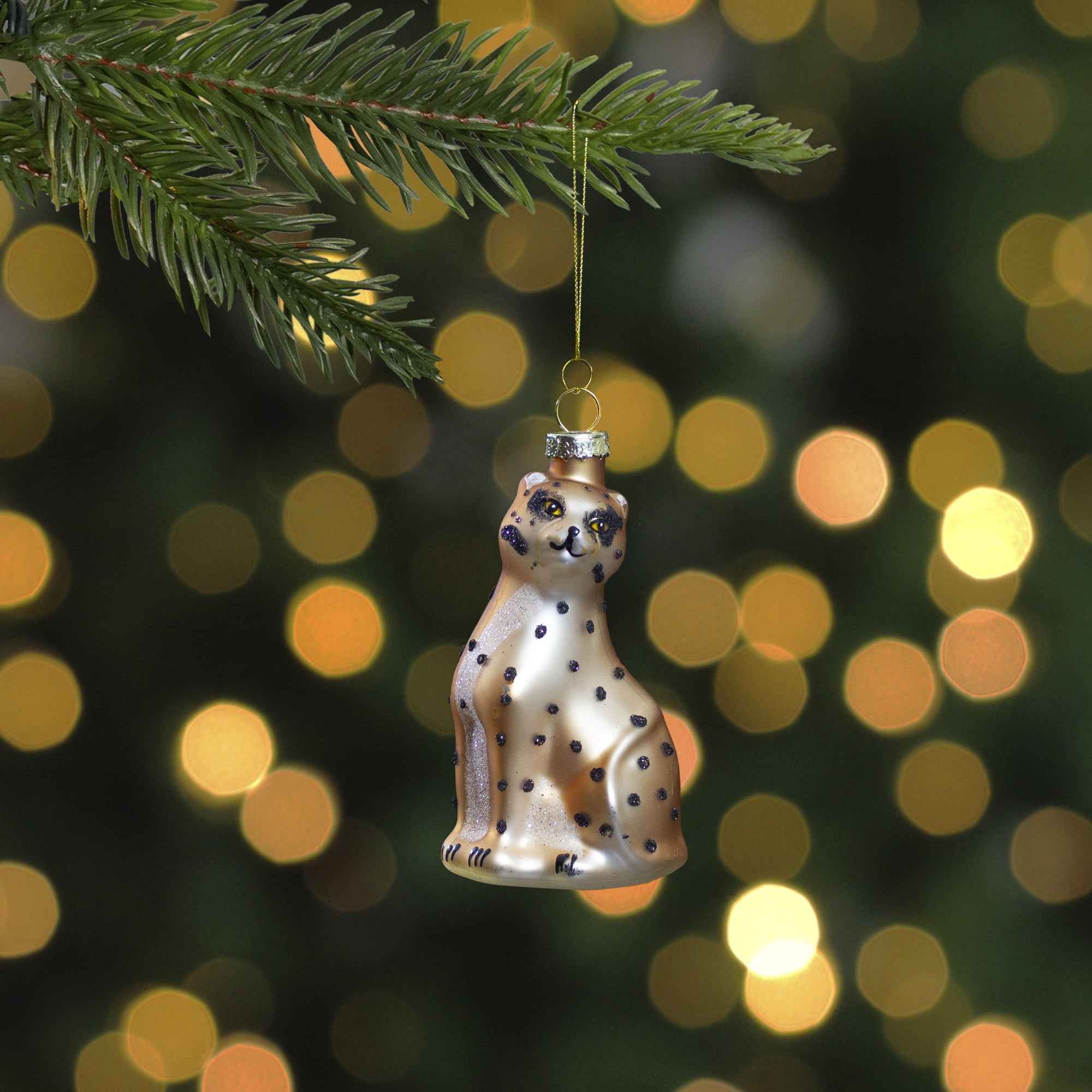 Northlight Assorted Colors Glass Christmas Decorative Accent Ornament, 4"