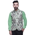 thumbnail image 1 of Atasi Printed Wedding Jackets For Men Nehru Jacket Waist Coat For Festive Season-Small, 1 of 6