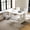 WHITE, variant on Spruce & Spring Modern Stackable Dining Chairs, Set of 4 Molded Plastic Kitchen Chairs with Metal Legs, Space-Saving Armless Design, Green