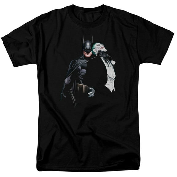 Batman Joker Choke S/S Adult 18/1 T-Shirt Black