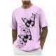 thumbnail image 1 of Camisetas de Manga Larga para Hombre de Algodón, Impresión Cuello Redondo Moda Casual Camisetas de Manga Corta para Diario Y Casual, 1 of 5