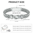 thumbnail image 3 of Cremation Jewelry Infinity Urn Bracelet for Ashes Stainless Steel Ashes Bracelet for Human / Pet Ashes for Women Men, 3 of 8