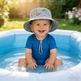 thumbnail image 5 of BOBOGOJP Baby Sun Hat UPF 50+ Sun Protective Toddler Bucket Hat Summer Kids Beach Hats Wide Brim Outdoor Play Hat for Boys Girls, 5 of 5