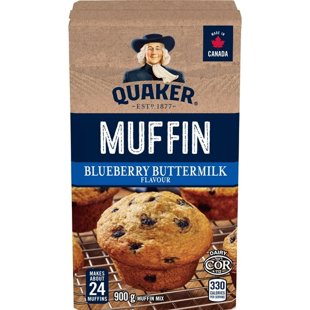 Quaker Mélange à muffins Saveur Bleuets et babeurre 900g