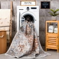 thumbnail image 2 of Hauteloom Neta Living Room, Bedroom Machine Washable Area Rug - Brown, Gray - 6'7" x 9', 2 of 16