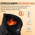 thumbnail image 3 of Ecetana Men's Winter Snow Boots Waterproof Warm Faux Fur Lined Durable Boot Anti Slip Outdoor Warm Climbing Shoes, 3 of 6