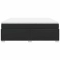 thumbnail image 3 of vidaXL Box Spring Bed with Mattress Black King Faux Leather, 3 of 5