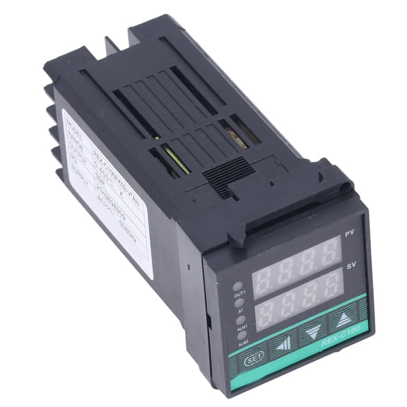 Xirurus PID Temperature Controller Digital Intelligent Thermostat Non Contact Voltage Pulse Output AC220V SSR Drive Control Home Industrial Measurement Black Standard Edition