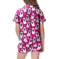 thumbnail image 4 of 8-9 Years Tween Short Sleeved And Shorts Set Halloween Parties Bluey Halloween Costume Pumpkin Pjs, 4 of 5