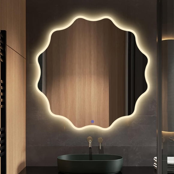 Espejo De Baño Irregular Cenit Con Iluminación LED ajustable distintas tonalidades