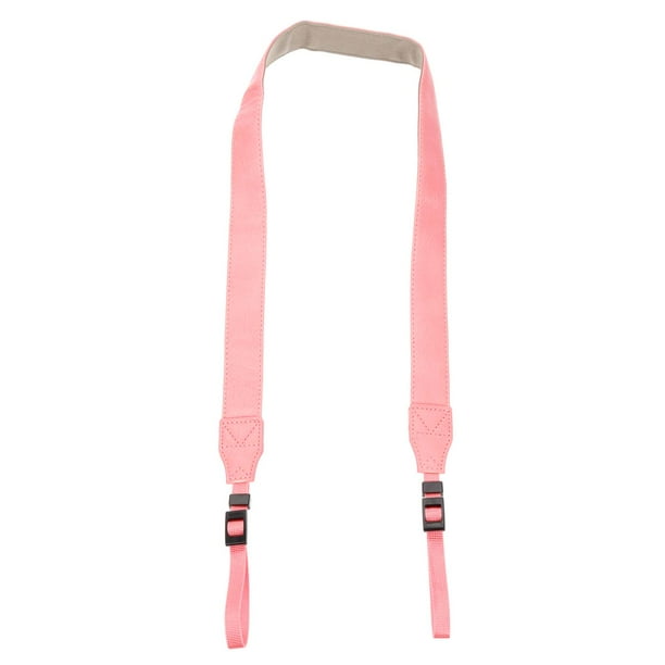 Correa para cámara Uxcell de cuero PU ajustable para cuello para videocámara Nikon Rosa