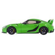 2023 Toyota GR Supra StreetFighter Green 1/18 Die Cast Model Car by Solido