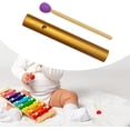 thumbnail image 4 of HUGFEGWE Wah Tube Early Education Percussion Tube Band Accompaniment Professional Party Portable Music Instrument Guiro Instrument, orange U2537-17708, 4 of 7
