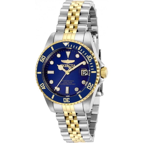 Invicta Womens Pro Diver Quartz Watch with Stainless Steel Strap, Two Tone, 16 Model: 29188