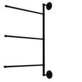 thumbnail image 4 of Allied Brass Prestige Que New 3 Swing Arm Vertical 28'' Towel Bar in Matte White, 4 of 7