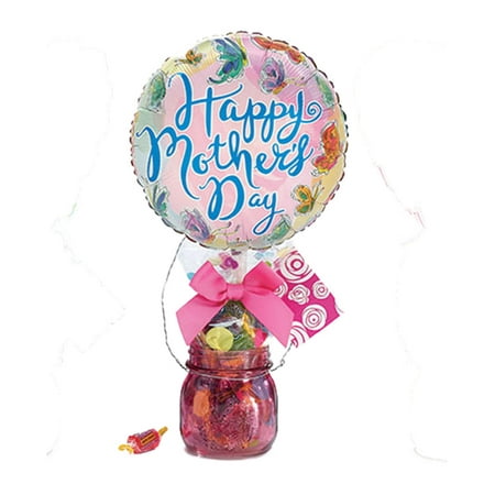 Happy Mothers Day Pink Candy Vase