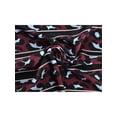 thumbnail image 4 of INSPIRE CHIC Women's Leopard Print Square Scarf Kerchief Neckerchief Handkerchief Wine Red Blue, 4 of 5