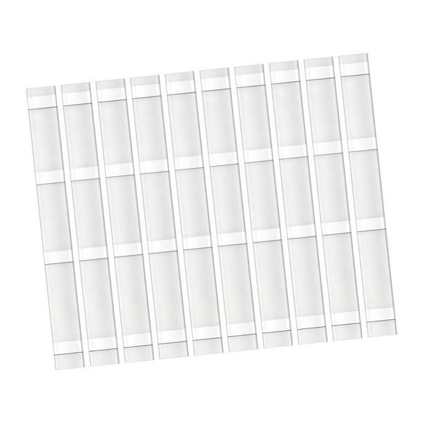 Tiras de pegamento térmico, adhesivo termofusible, suministros para máquinas de encuadernación, etiquetas térmicas de oficina. 10 unidades de 285 x 22 cm