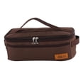 thumbnail image 1 of Estuche para cubiertos, bolsa para vajilla, almacenamiento de vajilla, barbacoa móvil ligera para acampar marrón Cola Estuche de almacenamiento de cubiertos, 1 of 7