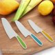 thumbnail image 4 of Knives for Kids 3-Piece Nylon Kitchen Baking Knife Set,Serrated Edges, 4 of 5