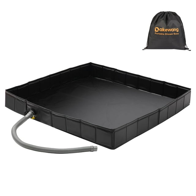 Base de ducha portátil para exteriores Tray dakewang de 102 x 102 x 13 cm