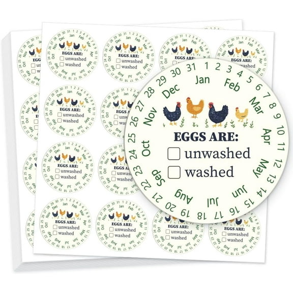 320 Pcs Funny Egg Carton Labels 2 Inch Round from You Local Egg Dealer Farm Fresh Egg Sticker PET Adhesive Egg Packaging Sticker for Box Container Carton Farm Supplies Colorful