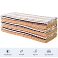 thumbnail image 6 of Craftsworth 100% Cotton Kitchen Towel, 15x26-Pack of 6, Stripe Tan Combo, 6 of 6