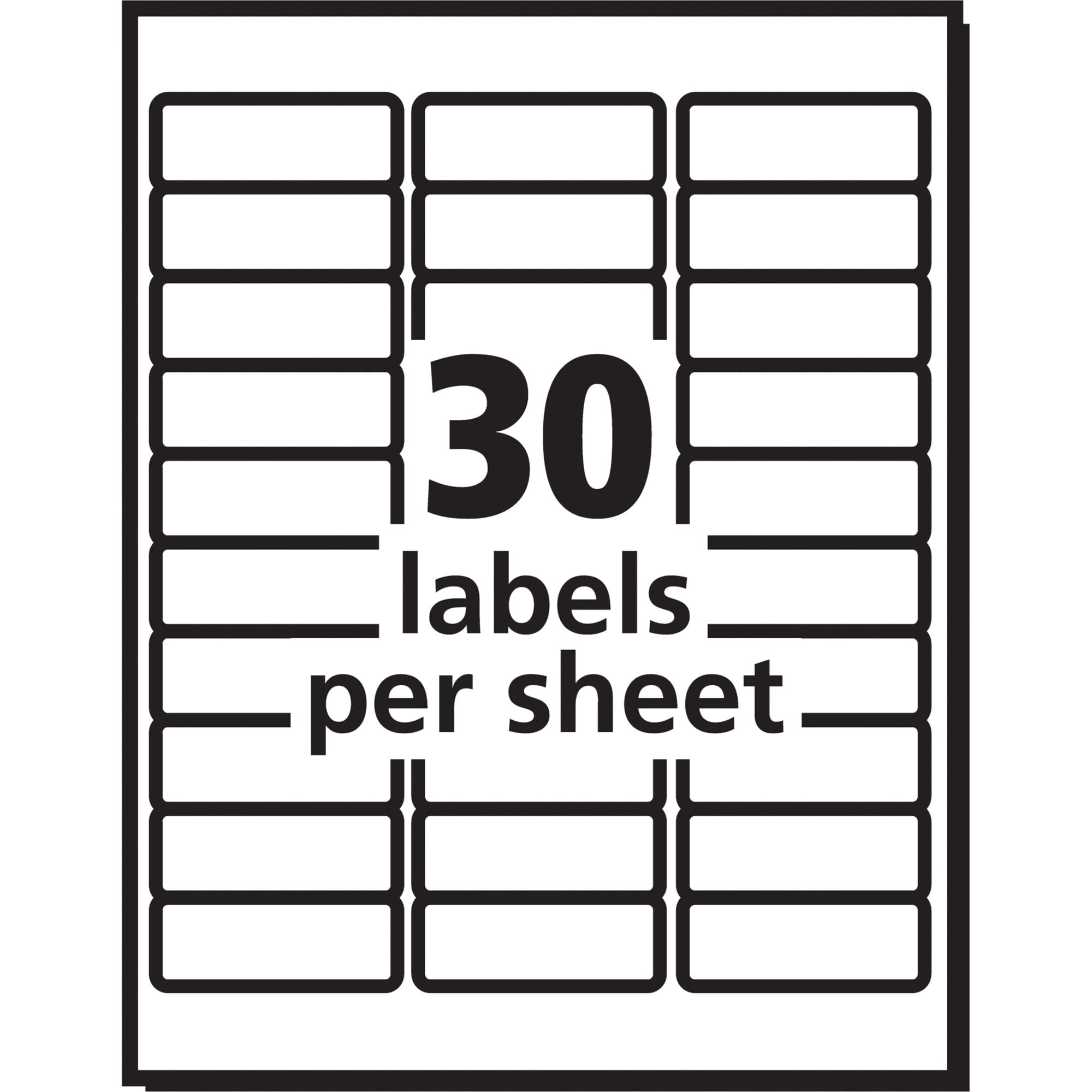 Avery 6460 Label Template Pensandpieces