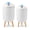 White-10L+12L, variant on SUSLAS Trash Can with Motion Sensor, Touchless Automatic Lid and Waterproof Design, Smart Waste Bin for Bathroom Kitchen, 2.6 Gallon Plastic, White